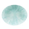 Churchill Studio Prints Stone Aquamarine Oval Coupe Plate 10.62inch / 27cm -Churchill China 160906