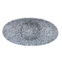 Churchill Studio Prints Mineral Blue Chefs' Oval Plate 11.75inch / 29.9cm