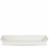Stonecast Hints Barley White Rectangle Baking Tray 21 X 6.5 X 2.5 -Churchill China 188511