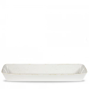 Stonecast Hints Barley White Rectangle Baking Tray 21 X 6.5 X 2.5 3 Stonecast Hints Barley White Rectangle Baking Tray 21 X 6.5 X 2.5