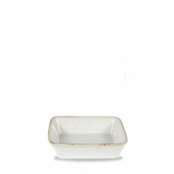 Stonecast Hints Barley White Square Baking Dish 10 X 10 X 2.5inch