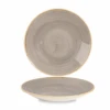Stonecast Peppercorn Grey Deep Coupe Plate 9.40inch 2 Stonecast Peppercorn Grey Deep Coupe Plate 9.40inch -Churchill China 188561
