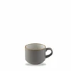 Stonecast Peppercorn Grey Profile Stacking Cup 8oz -Churchill China 188571