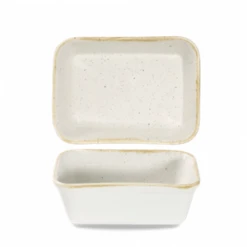 Stonecast Barley White Rect Lasagne Dish 6.375 X 4.75 X 2inch