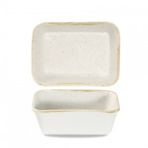 Stonecast Barley White Rect Lasagne Dish 6.375 X 4.75 X 2inch 3 Stonecast Barley White Rect Lasagne Dish 6.375 X 4.75 X 2inch