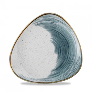 Stonecast Accents Blueberry Lotus Plate 9inch 3 Stonecast Accents Blueberry Lotus Plate 9inch