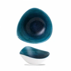 Stonecast Aqueous Lagoon Lotus Bowl 7inch