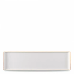 Plastic Melamine Stonecast Rect Buffet Tray 22 X 6inch