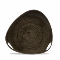 Stonecast Patina Iron Black Lotus Plate 7.75inch