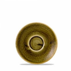 Stonecast Plume Green Cappuccino Saucer 6.25inch