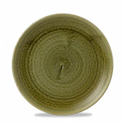 Stonecast Plume Green Evolve Coupe Plate 8.67inch