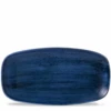 Stonecast Plume Ultramarine Chefs Oblong Plate 13.875 X 7.375inch -Churchill China 189054