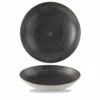 Stonecast Raw Black Evolve Coupe Bowl 9.75inch 2 Stonecast Raw Black Evolve Coupe Bowl 9.75inch -Churchill China 189062