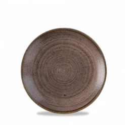 Stonecast Raw Brown Evolve Coupe Plate 6.5inch