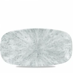 Stone Pearl GreyChefs Oblong Plate 13.875 X 7.375inch