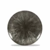 Stone Quartz Black Evolve Coupe Plate 6.5inch -Churchill China 189160