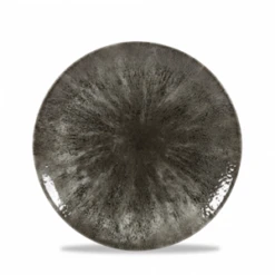 Stone Quartz Black Evolve Coupe Plate 8.67inch