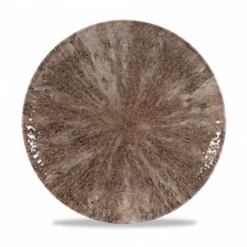 Stone Zircon Brown Evolve Coupe Plate 10.25inch