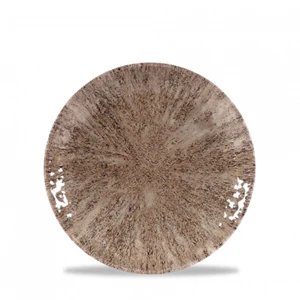 Stone Zircon Brown Evolve Coupe Plate 6.5inch 3 Stone Zircon Brown Evolve Coupe Plate 6.5inch