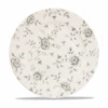 Rose Chintz Grey Profile Plate 10.875inch -Churchill China 189278
