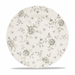 Rose Chintz Grey Profile Plate 10.875inch