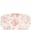 Toile CranberryChefs Oblong Plate 11.75 X 6inch 1 Toile CranberryChefs Oblong Plate 11.75 X 6inch -Churchill China 189282