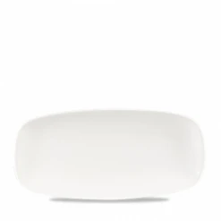 White Chefs Oblong Plate 10.6 X 5inch