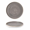 Stonecast Peppercorn Grey Walled Plate 11inch 1 Stonecast Peppercorn Grey Walled Plate 11inch -Churchill China 190318