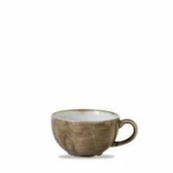 Stonecast Patina Antique Taupe Cappuccino Cup 12oz