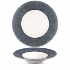 Bamboo Spinwash Mist Wide Rim Bowl 11inch