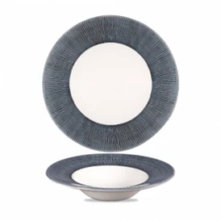 Bamboo Spinwash Mist Wide Rim Bowl 9.50inch