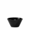Metallic Black Zest Snack Bowl 12oz -Churchill China 190374