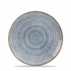 Studio Prints Slate Blue Evolve Coupe Plate 8.67inch -Churchill China 191635