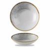 Homespun Accents Jasper Grey Coupe Bowl 7.25inch