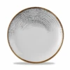 Homespun Accents Jasper Grey Evolve Coupe Plate 8.67inch 2 Homespun Accents Jasper Grey Evolve Coupe Plate 8.67inch -Churchill China 191653