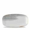 Homespun Accents Jasper Grey Chefs Oblong Plate 11.75 X 6inch -Churchill China 191655