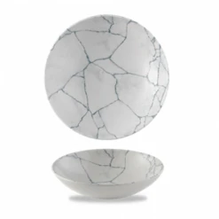 Studio Prints Kintsugi Pearl Grey Evolve Coupe Bowl 7.25inch