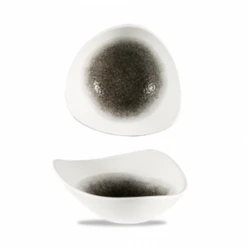 Raku Quartz Black Lotus Bowl 7inch