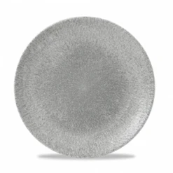 Raku Jasper Grey Evolve Coupe Plate 10.25inch