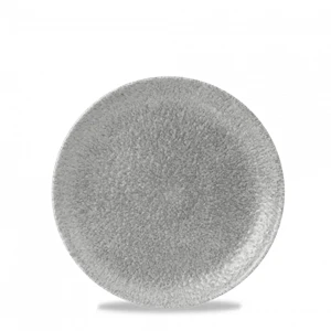 Raku Jasper Grey Evolve Coupe Plate 6.5inch 3 Raku Jasper Grey Evolve Coupe Plate 6.5inch