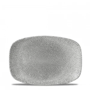 Raku Jasper Grey Chefs Oblong Plate 9.35 X 6.2inch 3 Raku Jasper Grey Chefs Oblong Plate 9.35 X 6.2inch