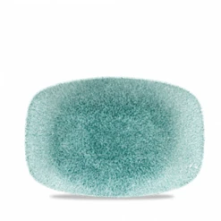 Raku Jade Green Chefs Oblong Plate 9.35 X 6.2inch