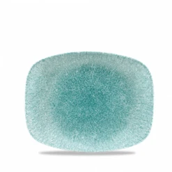Raku Jade Green Chefs Oblong Plate 10.3 X 8inch
