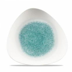 Raku Jade Green Lotus Plate 10inch