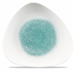 Raku Jade Green Lotus Plate 12inch