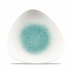 Raku Jade Green Lotus Plate 9inch