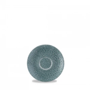 Raku Topaz Blue Cappuccino Saucer 6.25inch 3 Raku Topaz Blue Cappuccino Saucer 6.25inch