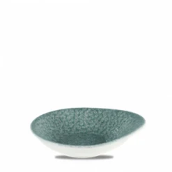 Raku Topaz Blue Round Round Dish 7.25 X 6.5inch