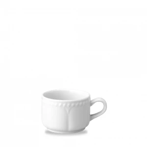 Buckingham White Stacking Tea Cup 7.5oz / 210ml 3 Buckingham White Stacking Tea Cup 7.5oz / 210ml