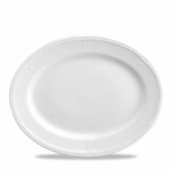 Buckingham White Oval Plate 12inch / 30.5cm